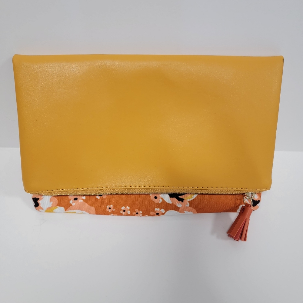 Rachel Pally 'Zahara' Reversible Foldover Clutch Bag Floral Fab Fit Fun NEW